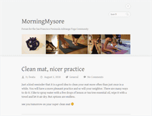 Tablet Screenshot of morningmysore.com